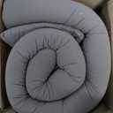 ZonLi Japanese Floor Futon Mattress Queen Size 80"x 60", 100% Cotton Cover 2.5'' Thicken Tatami Mattress, Foldable Sleeping Pad, Portable Dormitory Tatami Mat(Grey)