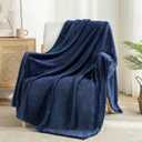 Blue throw lanket 50x80"