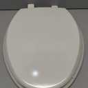 Mayfair Cassel Slow Close Toilet Seat, Easy Clean, Non Slip Premium Wood Seat, Easy Install, Made in USA, Elongated, Biscuit