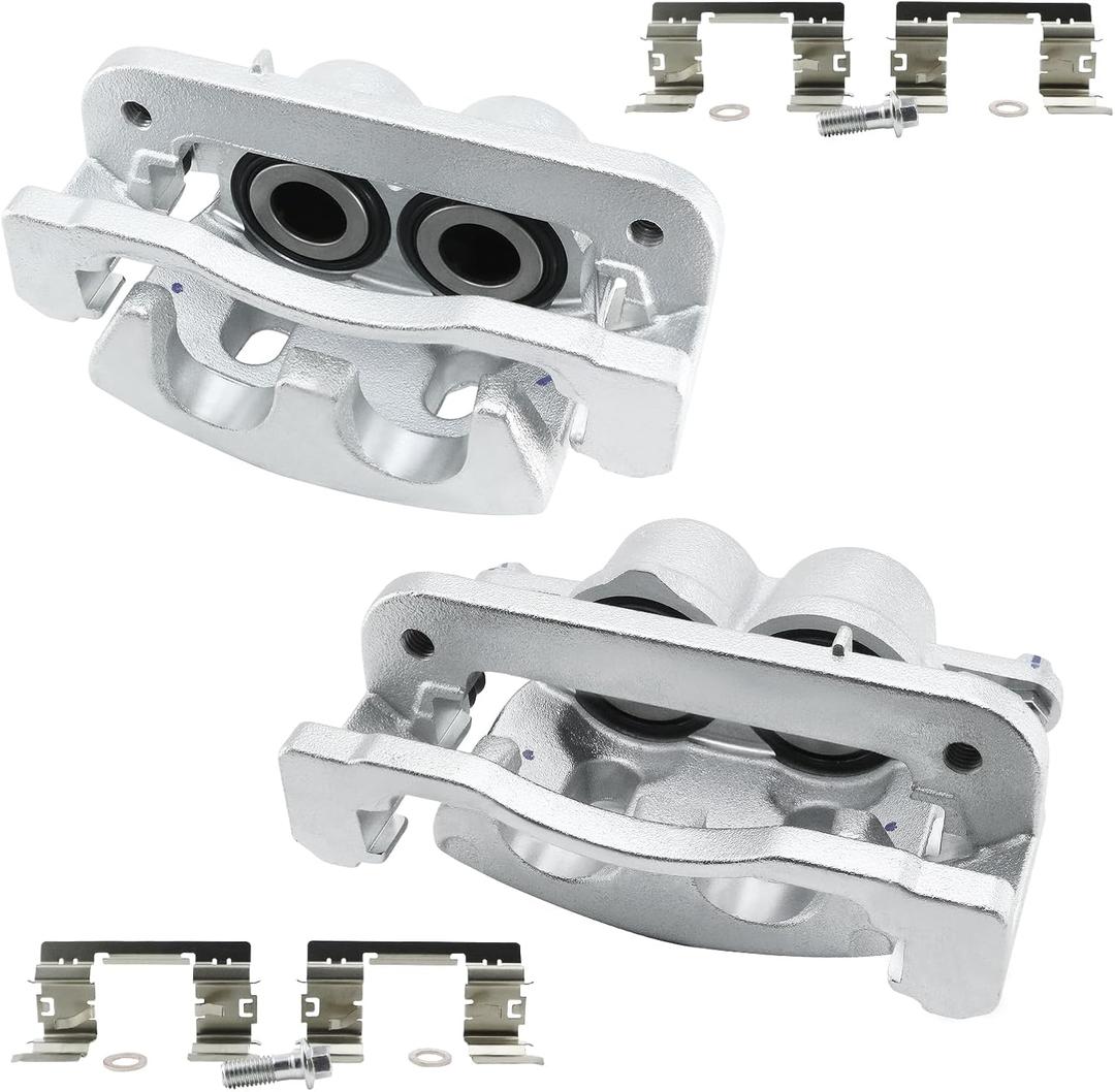 Front Brake Calipers Kit Replacement for Chevy Chevrolet 08-18 Silverado 1500, 08-20 Tahoe, 15-19 Suburban, GMC 08-19 Yukon, 08-18 Sierra 1500: 18B4918A + 18B4919A, FRC12031+FRC12032