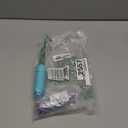 New Little Ouchies Pain Fidget, 3D Printed Pain Stim Fidget for Adult , Spiky Grippy Stim Keychain with [Spinner & Clicker] Functions, Sensory Toys for Stress Relief - 2 Pack (Green and Purple)