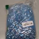 EXARUS Girls Sparkle Sequin Dress Bodycon with Mesh Tween Formal Homecoming Party Dresses Prom Dance Teens One Shoulder, 6 Years, Blue Silver Gradient-one Shoulder