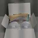 Hands Free Breast Pump Wearable MY-375 - Strong Suction, Low Noise, Wearable Breastfeeding Pump with 4 Mode &12 Levels, Portable Electric Breast Pump 24mm - 19/21/Insert/Flange, 2 Pack (White)