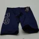 TYR Men's Durafast Elite Solid Jammer Swimsuit (34, Navy/Logo)