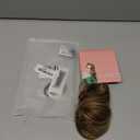 FELENDY 18" Ponytail Extension Curly Wavy Clip in Hairpiece Wrap Around Long Pony Tails Hair Extensions Synthetic for Women Light Chestnut