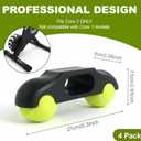 4 Pack Tennis Ball Feets for Wahoo KICKR CORE 2 (2025 Model) with 8 Pack Tennis Balls, for Indoor Bike Cycling Smart Trainers to Make Your Riding More Comfortable