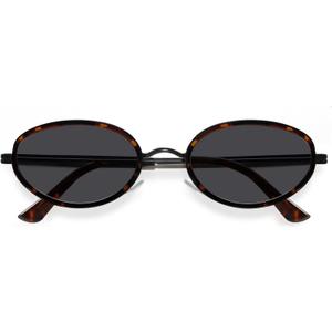 BOTEN Retro Oval Sunglasses for Women 90s Small Gold Frame Sun Glasses Lightweight Cute Chic Sunnies