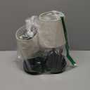 2 Beige Lamps,  Small Cordless Lamp, Battery Operated Table lamp Dimmable, 4000mAh Rechargeable, Touch Bedside Lamp with Beige Linen Shade