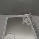 ROLOVE Lighted Makeup Mirror 16.3"x12.6", Hollywood Vanity Mirror with 10X Magnifier, 3 Color LED Lighting Modes, Smart Touch Control & 360 Rotation, Tabletop Makeup Mirror (White, Gift Ready)