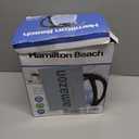 Hamilton Beach Glass Electric Tea Kettle, Water Boiler & Heater, 1 Liter, 1500 Watts for Fast Boiling, BPA Free, Cordless Serving, Auto-Shutoff & Boil-Dry Protection, Soft Blue LED (40930)