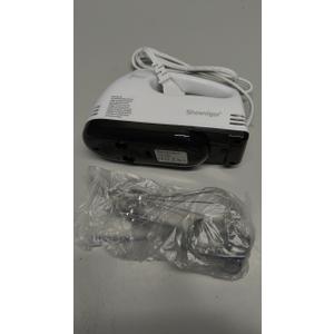 Handmixer Electric Handheld - 7 Speed Portable Kitchen Mixer Electric with 5 Stainless Steel Accessories Whisk, Food Beater for Whipping Mixing Cookies Cakes Eggs Dough (Off white)