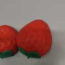 Strawberry Squishy Stress Balls for Kids and Adults 2 PCS - Fruit Stress Squishy Toy for Kids Party Favors, Fun Dough Ball Fidget Squeeze Toys, Ideal for Anxiety Relief, OCD, ADHD, ADD