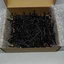 Shimeyao 100 Pcs Peg Board Shelving Hooks Stainless Steel Hanging Board Pegs Wall Display Hooks Bulk for 1/8 1/4 Garage Storage Organizer Accessories(4 Inch,Black)