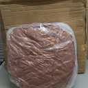 Jerify 4 Pcs Floor Pillow Cushions 22 x 22 Inch Round Square Large Meditation Floor Pillow for Classroom Adult Meditation Picnic Party Cushion for Seating Gift Christmas(Brown, Round)