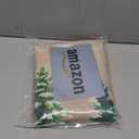 Tiamon 48 in Christmas Tree Skirt Polyester Xmas Tree Skirt with Snowflake Deer Snowman Pattern Christmas Decorations for Winter Xmas Holiday Farmhouse Indoor Party Decorations(Red)