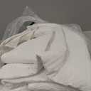 EVERGRACEHOME Stonewashed Cotton Quilt Set King Size, Ultra Soft Oversized Bedspread Coverlet Set, Lightweight Crinkle Box Stitch Bedding Sets for All Season, with 2 Shams, Ivory White (King/Cal King (108" x 96"))