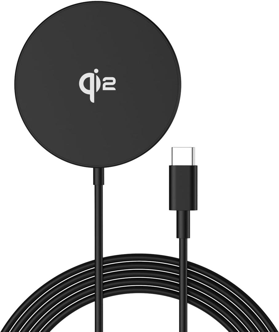 ESR 15W Qi2 Wireless Charger 360° Powerful Magnetic Qi2 Magnetic Wireless Charger (Pad) Ultra-Fast Charging Compatible For iPhone 15/15 Pro/15 Plus/15 Pro Max/14/13/12 Series for iPhone & Android