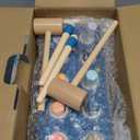 KIDWILL Montessori Pounding Toy for 1 2 Year Olds Wooden Hammering & Activity Board with Xylophone, Number Maze, Pounding Bench Educational Toddler Gift Toys Age 1-3