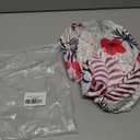 Gdmhy Stretch Dining Chair Seat Covers Set of 4,Dining Chair Slipcovers, Floral Printed Chair Covers,Soft Fabric Washable Upholstered Chair Seat Protector, No Rear Covers for Home Kitchen Dining Room