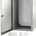 VEVOR NEMA Steel Enclosure, 20 x 12 x 10'' NEMA 4X Steel Electrical Box, IP66 Waterproof & Dustproof, Outdoor/Indoor Electrical Junction Box, with Mounting Plate