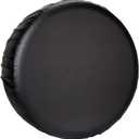 Leader Accessories Universal Spare Tire Cover with Buckle Strap Waterproof for Jeep, Trailer, RV, Truck and All Car Wheel (Black Ultimate, 26"-28" Dia.)