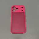 for iPhone 17 Pro Max Case, [Ribbed Non-Slip Sides] [Military-Grade Drop Protection] [Full Camera Protection] Anti-Yellow Soft-Touch Shockproof Slim Phone Case for iPhone 17 Pro Max, Hot pink