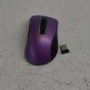 memzuoix 2.4G Wireless Mouse, 1400 DPI Computer Mice with USB Receiver, Portable Wireless USB Mouse Battery Powered Cordless Mice for Laptop, PC, Desktop, 5 Buttons, Purple