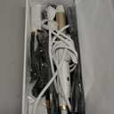 Mini Dual Voltage Curling Iron, Travel Curling Iron for European Travel, 1 Inch Ceramic Plates Hair Straightener Adjustable Temperature for All Hair Types