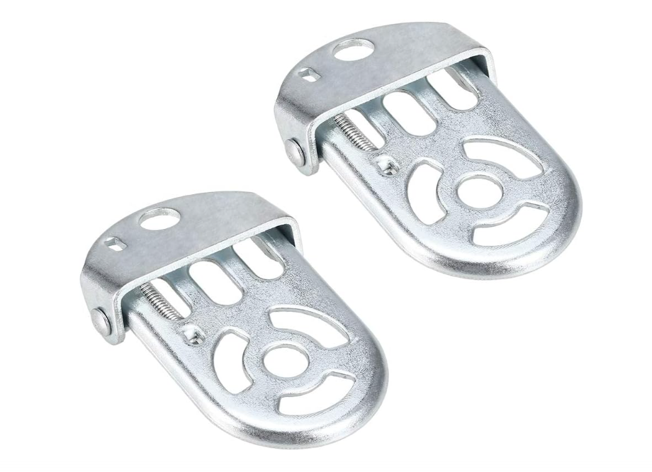 Lixada 1 Pair Bicycle Folding Foot Rest for Kids Bike Rear Seat Safety Footrest Foot Plates Pedals