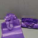 Qilery 100 Pack Frosted Plastic Gift Bags with Handles Small 8"x4"x10" Plastic Shopping Bags for Small Business Boutique Merchandise Bags Bulk for Retail Customers(Light Purple)