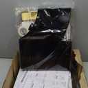 Jobkoo Gold Arch Backdrop Stand, 6.2FT+5.5FT Wedding Backdrop Arch Stand Frame with Lights, 2 Set Round Top Balloon Party Arch Background for Birthday Party Ceremony Baby Shower Graduation Decorations