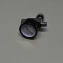 Beduan Flow Control Valve, 1/4" NPS Water Pressure Reducer Adjustable Control Valve with Gauge