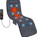 COMFIER Massage Mat Full Body,Massage Pad with 10 Vibration Motors,Back Massager Pad with Heat