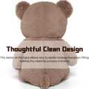 Tezituor Big Teddy Bear,52'' Giant Stuffed Animal Plush Toys for Adults Children,Girlfriend Soft Life Size Bears Plushie Gifts for Valentine, Christmas, Birthday,Baby Shower Decoration