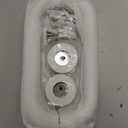 Shower Grab Bar, 2 Pack 12 Inch White Bathroom Grab Bar, 1.25" Diameter 304 Stainless Steel Anti-Slip Grab Bars for Bathtubs and Showers, Handicap Shower Grab Bar for Seniors Elderly