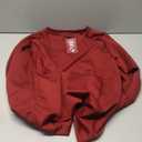 DEBELLY Nursing Friendly Sweatshirt for Breastfeeding Women Dual Zippers Nursing Top Long Sleeve Crew Neck Casual Wear, L