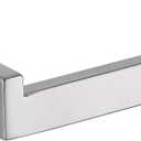 TASTOS Toilet Paper Holder Brushed Nickel, Toilet Tissue Roll Holders Dispenser and Hangers Wall Mounted for Bathroom & Kitchen, Stainless Steel Modern Square Style (Silver) (Square (1 pack))