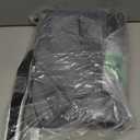 Magnetic Insulated Door Curtain Fits 36"x80" Doors - Thermal Door Cover for Winter with Clear Window, Window Insulation Kit & Doors Draft Stopper to Keep Cold Air Out for Front Doorway Home - Gray