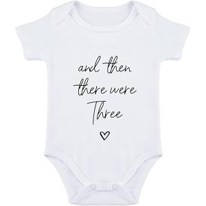 Coming Soon Baby Announcement Ideas, Surprise Pregnancy Announcement for Grandparents Dad Husband Family- Gender Reveal Baby Shower Gifts- Felt Letter Board, Onesie,Booties, Wooden Blocks (White Bodysuits)