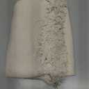 Americanflat 50x60 Throw Blanket - Soft and Breathable Cotton Throw Blanket for Couch, Bed, Chair - Decorative Blankets Perfect for Home, Office, or Outdoor Use - Cream Herringbone Design