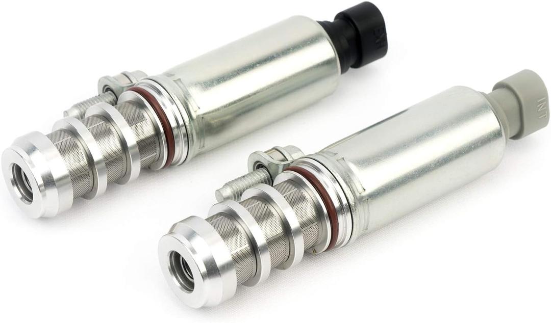 Intake and Exhaust Camshaft Position Actuator Solenoid Valve Kit, Replaces 12655420, 12655421, Compatible with Chevy, GMC 2.0, 2.2, 2.4L - HHR, Cobalt,Equinox, Malibu, G6 and other GM Vehicles
