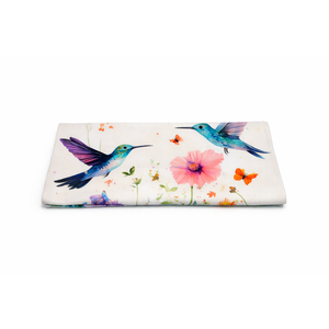 QUGRL Hand Towels for Bathroom Beautiful Tropical Bird Small Bath Towel 16x30 In Spring Hummingbird Decorative Kitchen Dish Towels Guest Fingertip Towel Washcloth for Spa Gym Sport
