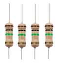 California JOS 1M Ohm Carbon Film Single Fixed Resistor 1/4 W (0.25 Watts) 5% Tolerance, (1M R, 1M ohm, 1M ) Resistor (10 Pack)
