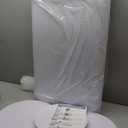 3PC Cylinder Pedestal for Party, Large White Cake Stand, Pedestal Display Plinth Pillars for Wedding Ceremony Birthday Party Art Decor--35.4''(L),29.5''(M),23.6''(S)