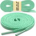 DELELE Flat Shoe Laces for Sneakers: 6/25 inch Narrow Athletic Shoelaces 2 Pair (12 Fruit Green)