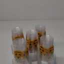 ABURRORI 50 Pcs 12OZ Halloween Plastic Cups,Halloween Party Decorations Cups Clear Orange Pumpkin Printing Cup Juice Soda Beverage Birthday Party Favors For Themed Birthdays Supplies