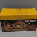 Battery String Lights Outdoor 33Ft 100 LED Fairy Lights for Indoor Outdoor Waterproof with Remote Timer 8Modes Battery Operated Christmas Lights for Outside Party Garden Christmas Tree Dcor (Multicolor)