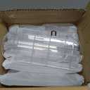 shoe slots organizer, Clear Shoe Stacker, Adjustable Level Shoe Rack,Storage Space Saver for Sneakers Display (Transparent, 8Pack)