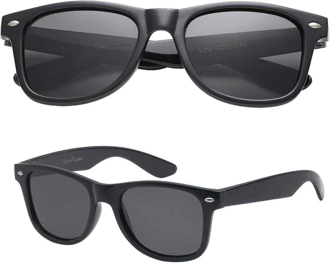 PolarSpex Toddler Sunglasses UV Protection Unbreakable Kids Polarized Sunglasses with Case for Boys & Girls age 2-8
