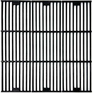 Direct store Parts DC114 (3-pack) 19.75" Porcelain Coated Cast Iron Grill Cooking Grates Replacement for Chargriller Gas Grill 2121, 2123, 2222, 2828, 3001, 3030, 3725, 4000, 5050, 5252, 5650,9020